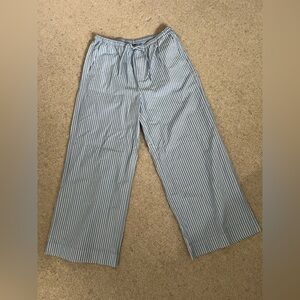 NWOT old navy drawstring linen striped pants